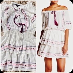 Romeo & Juliet Couture Embroidered Mini Dress Sz. S
